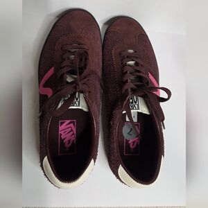 Vans Suede Burgundy Pink Low Top Skate Sneakers Shoes for MEN 7.5 or WOMEN 9